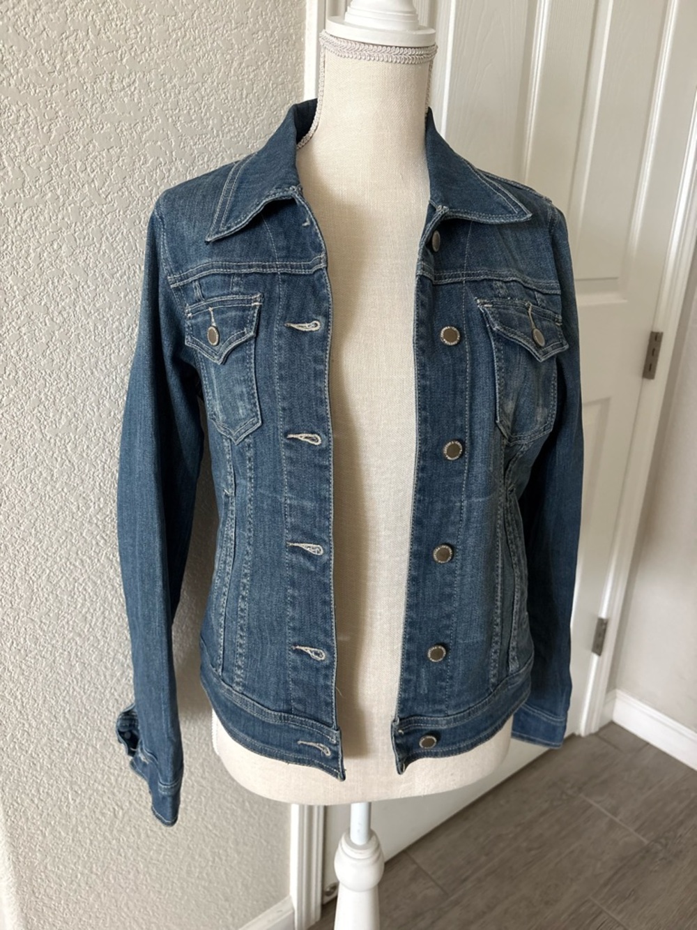 Classic Women's Blue Denim Jacket